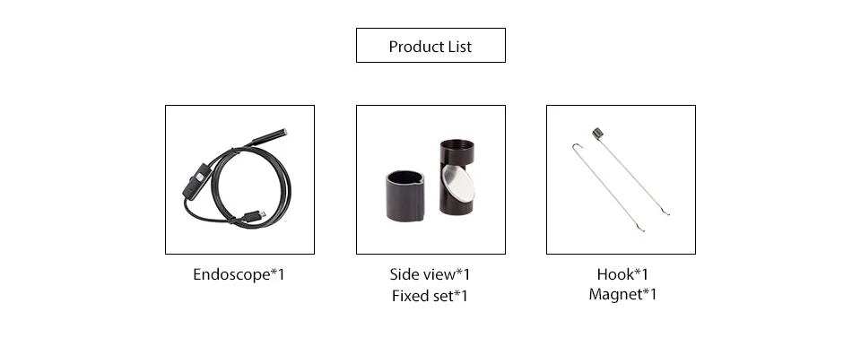 7MM Endoscope Camera 3n1 Micro