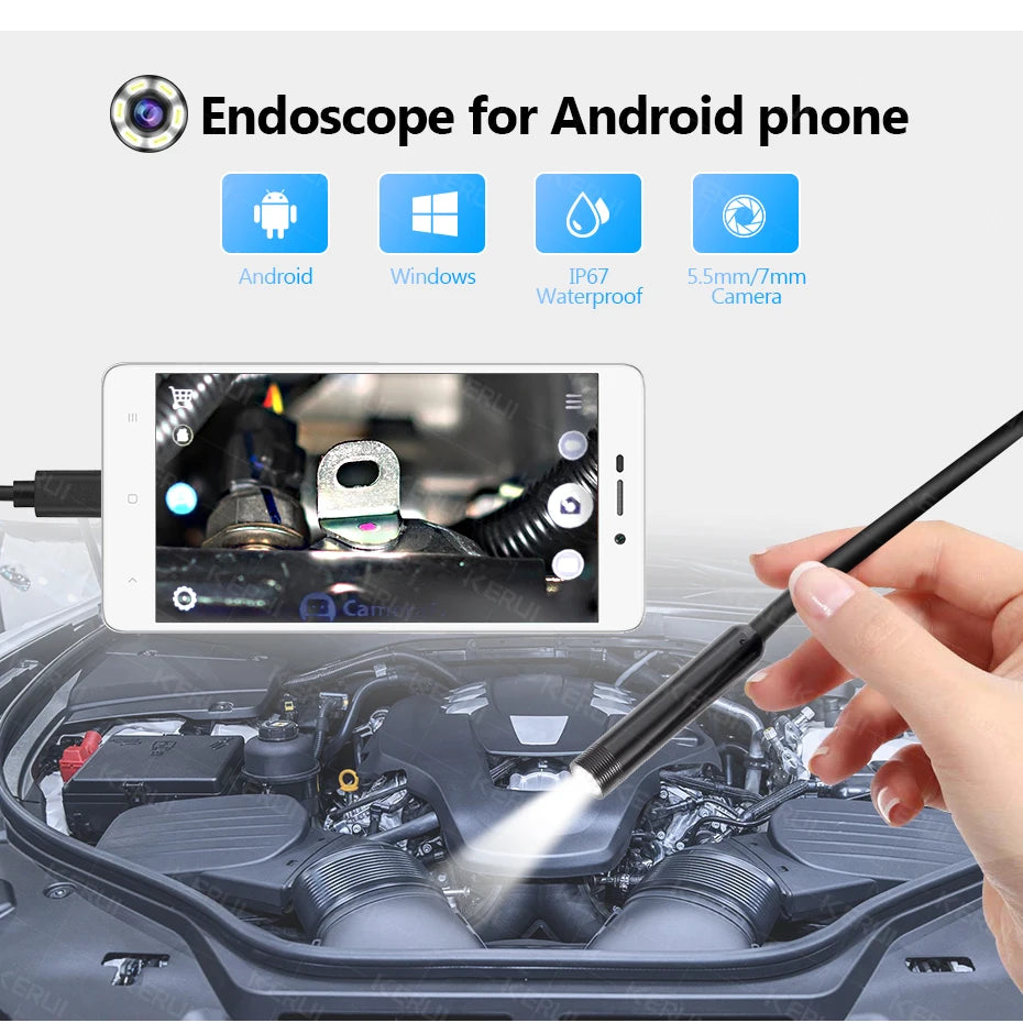 7MM Endoscope Camera 3n1 Micro